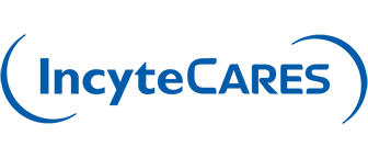 Graphic of the IncyteCARES logo.